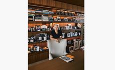 Ian Schrager in his penthouse
