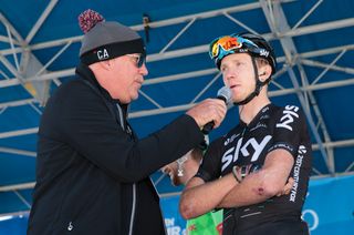 Interview time for Ian Boswell (Team Sky)