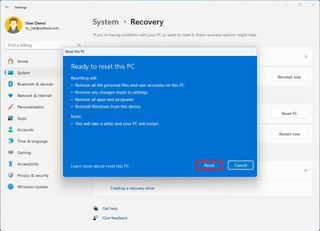 Windows 11 remove everything and reset