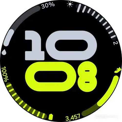 Samsung Galaxy Watch 8 face (found in beta)