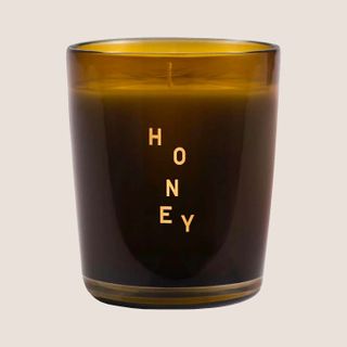 Perfumer H honey candle in yellow glass container
