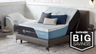 |A Serta Arctic mattress on the Serta Motion Perfect Adjustable Base
