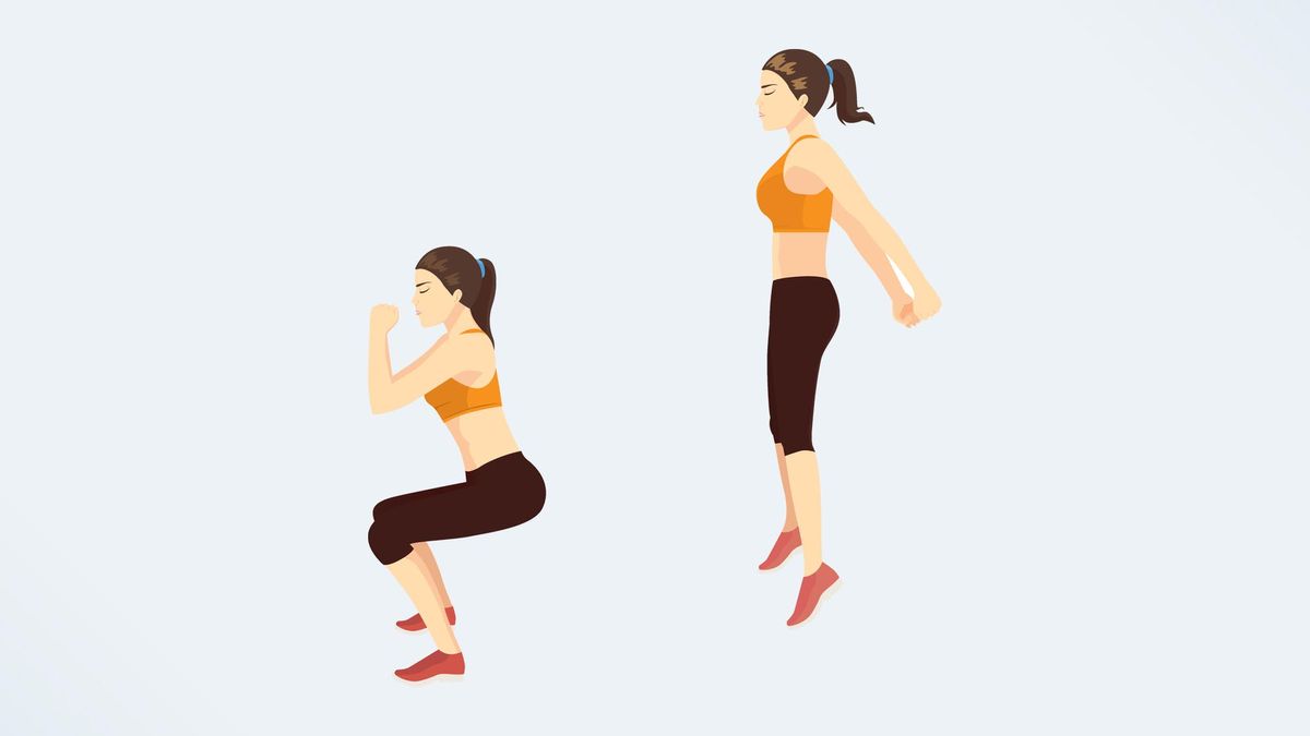 How to do a squat jump