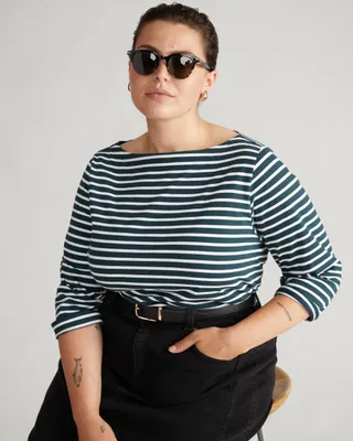 Belle Breton Stripe Jersey Tee