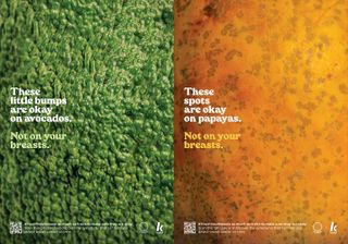 Breast cancer awareness ads created by Ogilvy Bolivia