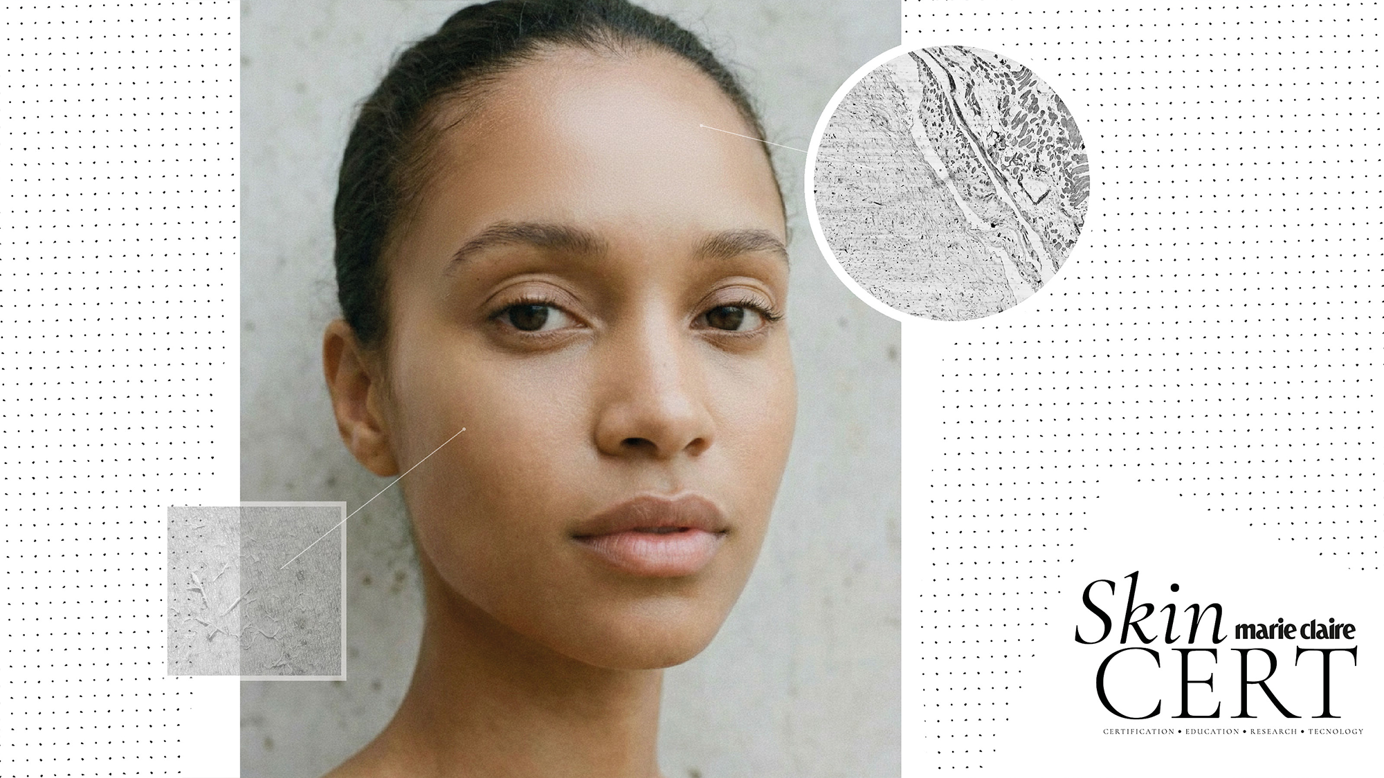 a close up of a woman's face - zombie cells