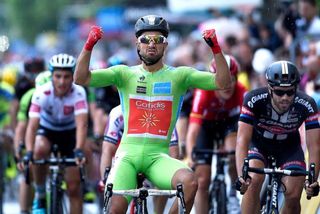 Nacer Bouhanni wins stage 4 of the Criterium du Dauphine.
