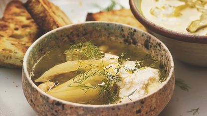 Fennel bean soup