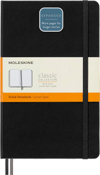 Moleskine Classic Expanded Notebook: $27.99 $19 at AmazonSAVE $8.99: