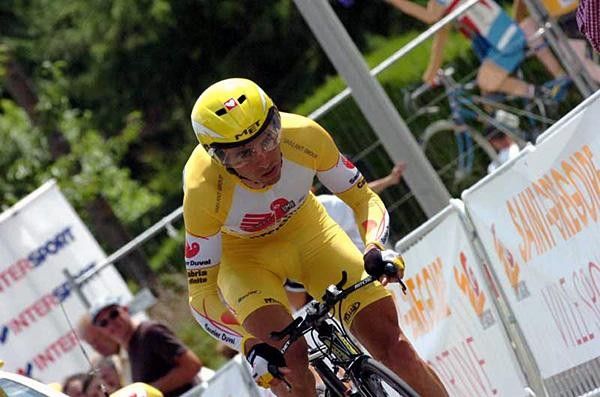 Gilberto Simoni (Saunier Duval) lost over 5 minutes to finish 75th