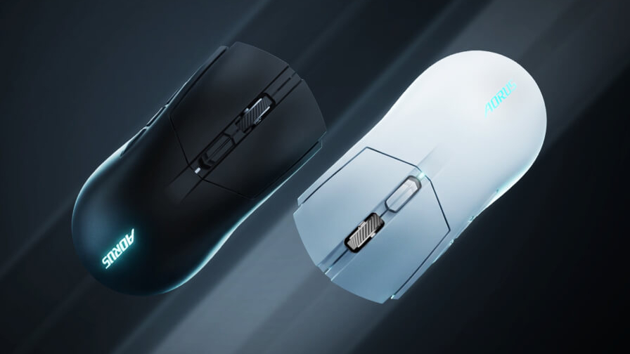 Two Gigabyte Aorus Infinity gaming mice