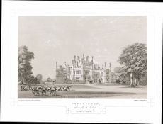 A plate showing the Boscawen familys Tregothnan near Truro