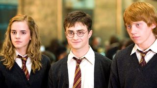 Emma Watson, Daniel Radcliffe and Rupert Grint in Harry Potter
