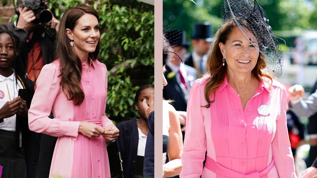 This pink midi dress is the perfect lookalike for the Me+Em piece Kate and Carole Middleton both love - Vimarsana News