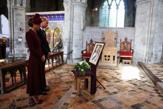 Prince William and Kate Middleton paid tribute to the late Queen on the anniversary of her death