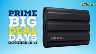Samsung T7 SSD on sale image for Prime Big Deal Days