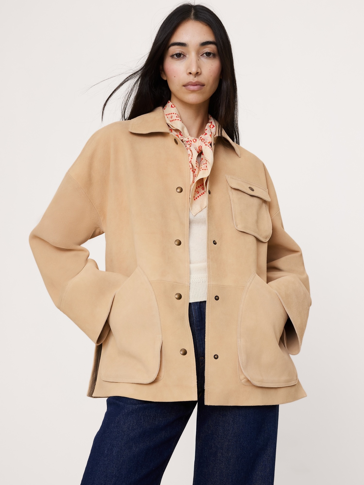banana republic, Heritage Suede Jacket