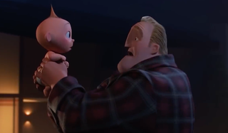 Jack-Jack and Bob Parr in Incredibles 2