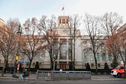 The Russian Embassy in Berlin.