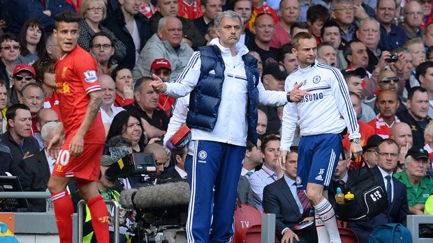 Jose Mourinho at Anfield