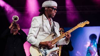 Nile Rodgers performs with Chic in Bristol, England