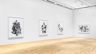 Installation view, 'Kandis Williams: A Line', 52 Walker, New York, until January 8, 2022.