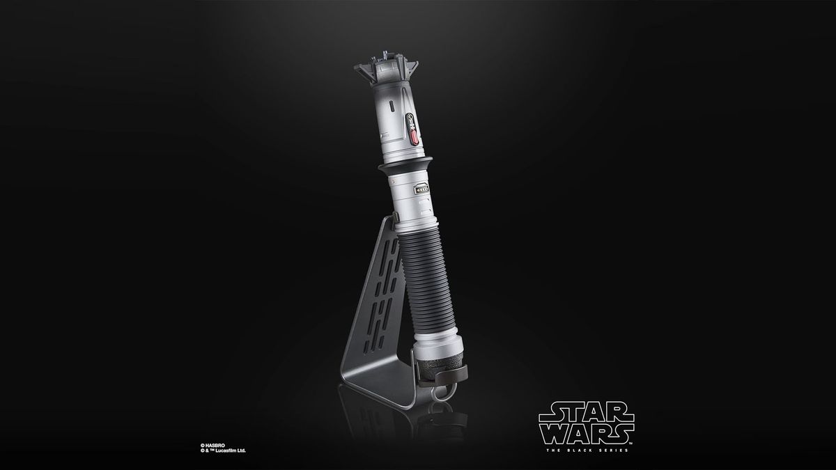 A Star Wars The Black Series Baylan Skoll Force FX Elite Electronic Lightsaber