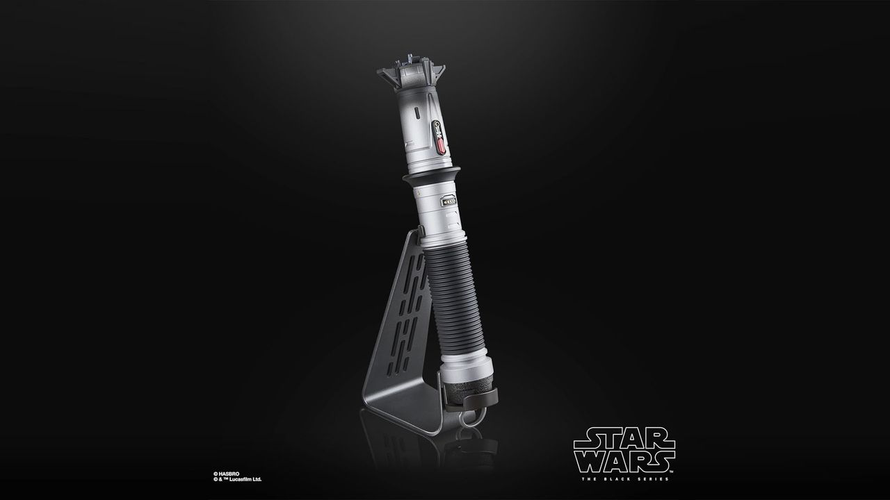 A Star Wars The Black Series Baylan Skoll Force FX Elite Electronic Lightsaber