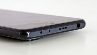 The top edge of a Xiaomi Redmi Note 10 Pro