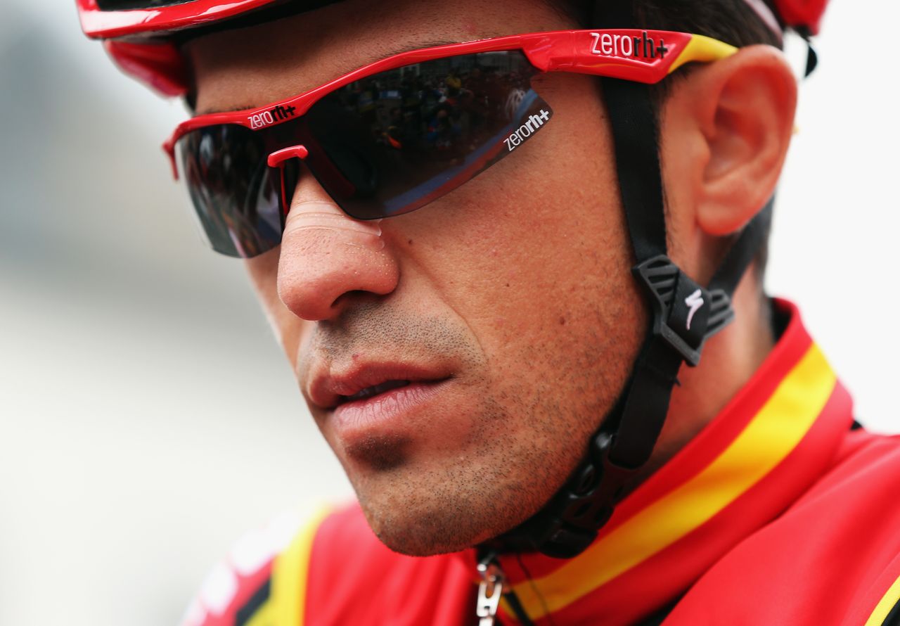 Alberto Contador ahead of the 2012 road race