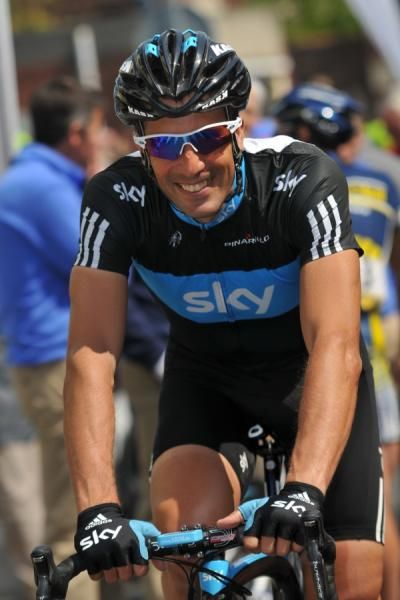 Juan Antonio Flecha (Team Sky) is happy for some sunshine.