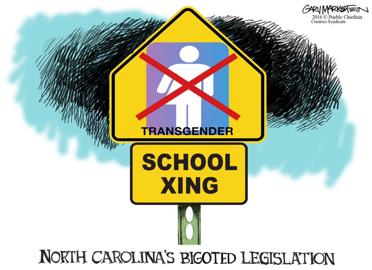 Editorial Cartoon U.S. North Carolina LGBT