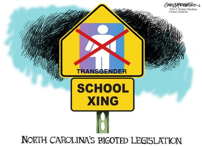 Editorial Cartoon U.S. North Carolina LGBT