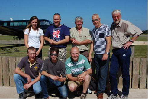 Flying high: the Monmouthshire Hunt Skydiving Team