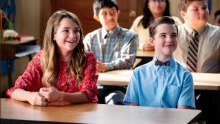sheldon and missy in sunday school on young sheldon