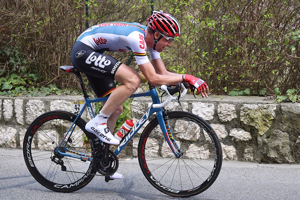 Arms on the bars for Tim Wellens