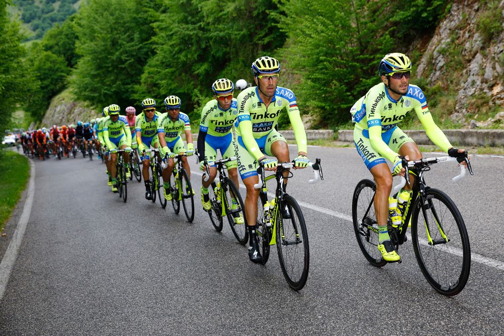 Tinkoff Saxo work for Alberto Contador
