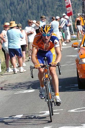 Denis Menchov (Rabobank) lost some time
