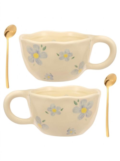 Foppla 2-Pack Ceramic Coffee Mug Set