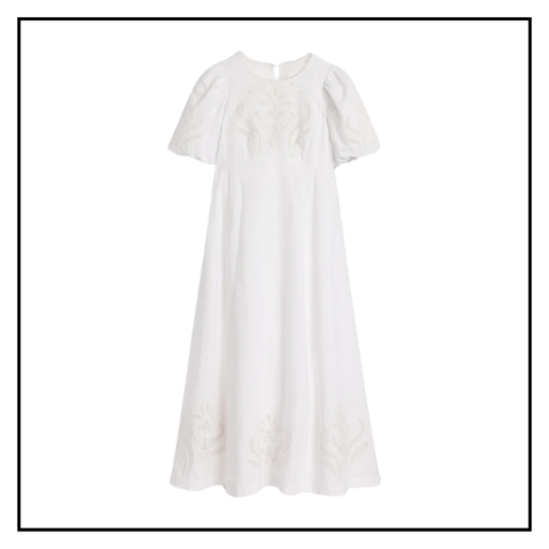 Broderie Tea Dress