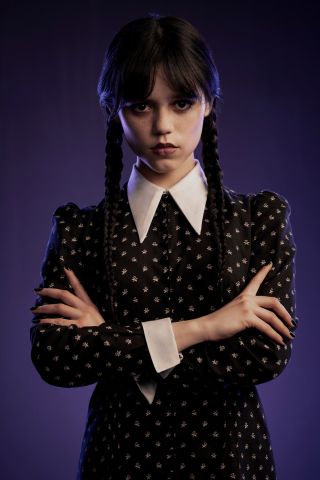 First Look at Wednesday Addams in Netflix's Wednesday