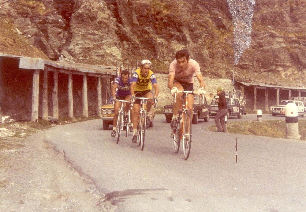 1972, Giro d'Italia, stage 16 Eddy Merckx on the attack
