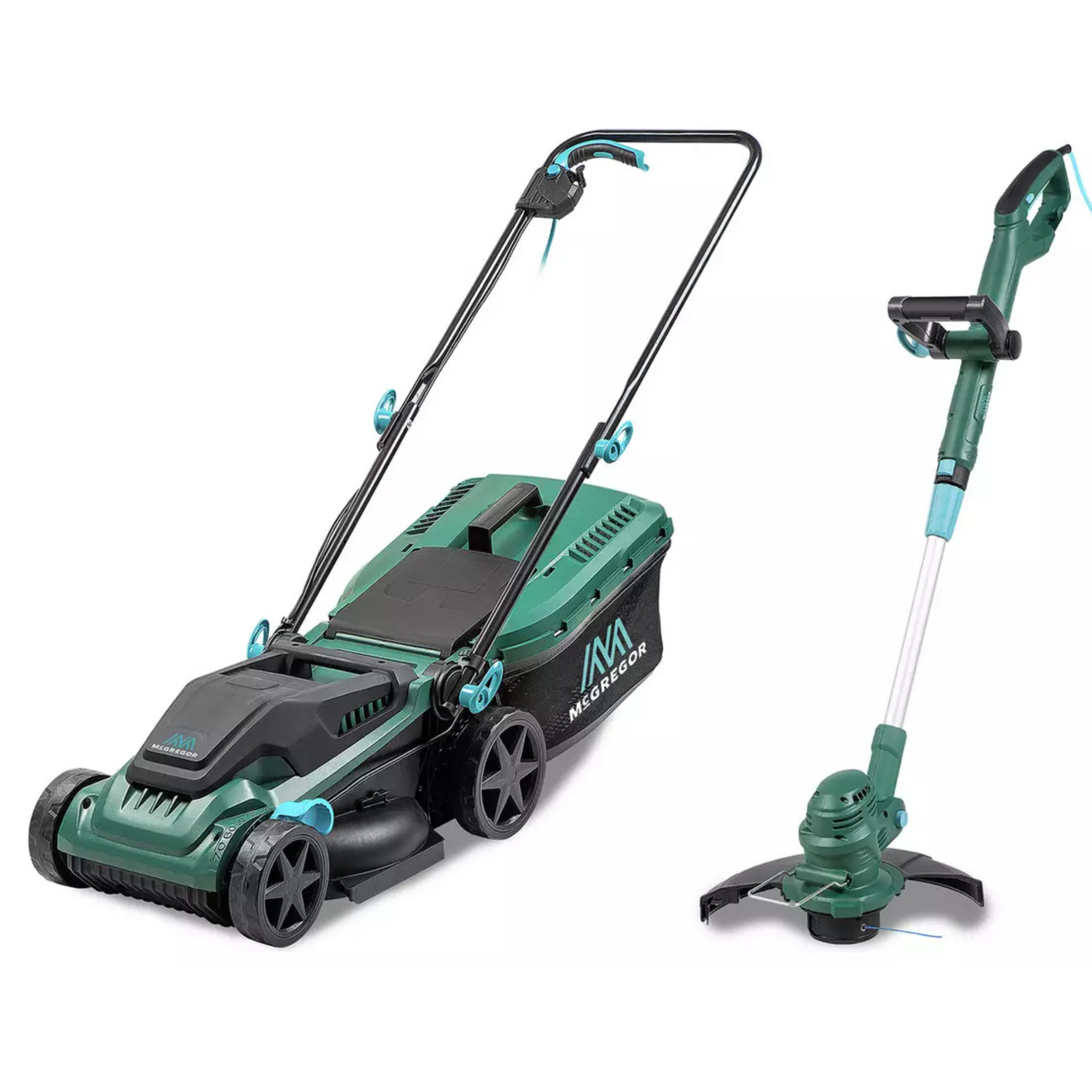 Mcgregor 34cm 1400w Mower & 25cm 350w Grass Trimmer