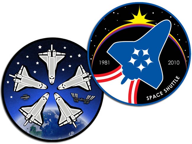 endeavour space shuttle patches