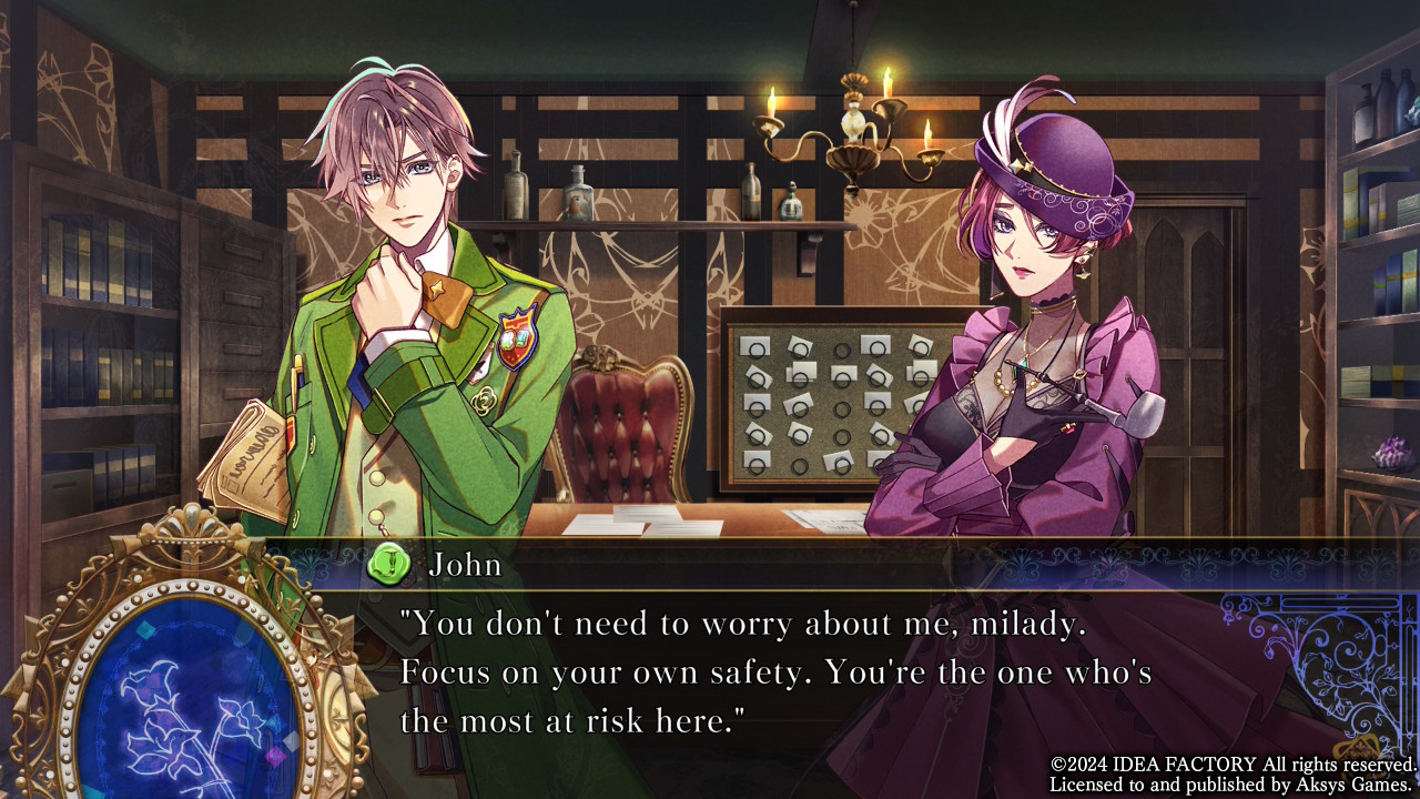 John urges you to be safe in Mistonia's Hope: The Lost Delight as you discuss the plan for revenge in a hideout