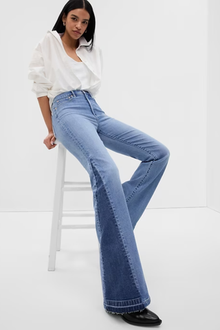 Gap blue flare jeans