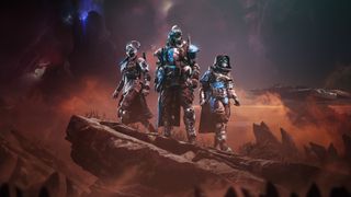 Destiny 2 Ergo Sum - Three guardians posing