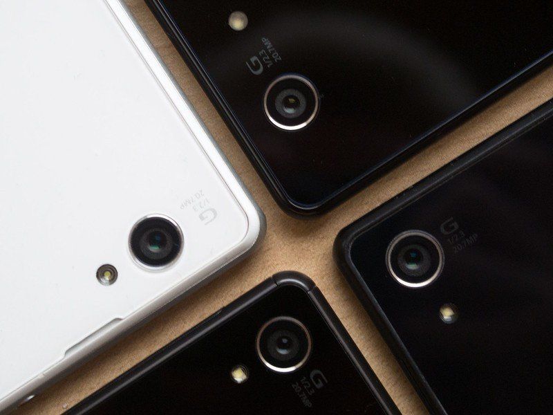 Cameras clockwise from left Z1 Compact, Z3 Compact, Z2, Z3