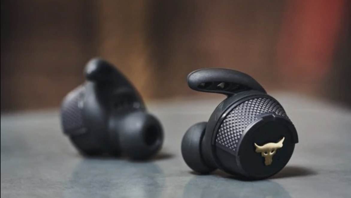 under armour project rock true wireless earbuds