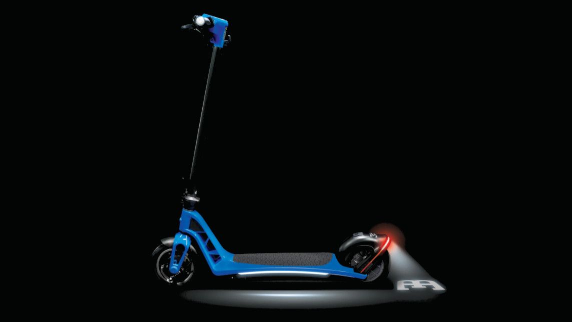 Bugatti e-scooter in blue